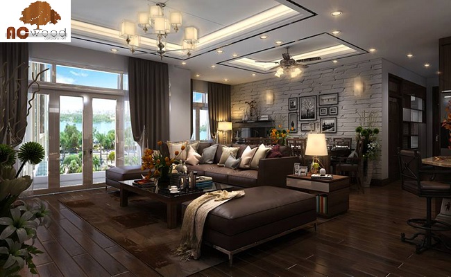 Các loại sàn gỗ tự nhiên cho phòng khách được ưa chuộng