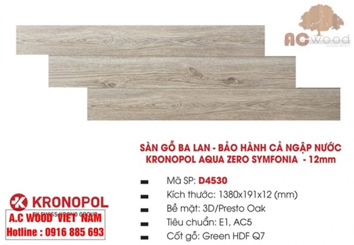Sàn gỗ Kronopol D4530-12mm - Sàn Gỗ Á Châu - Nhà Phân Phối Sàn Gỗ ...
