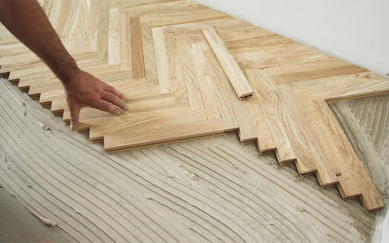 quy trình thi công sàn gỗ như thế nào