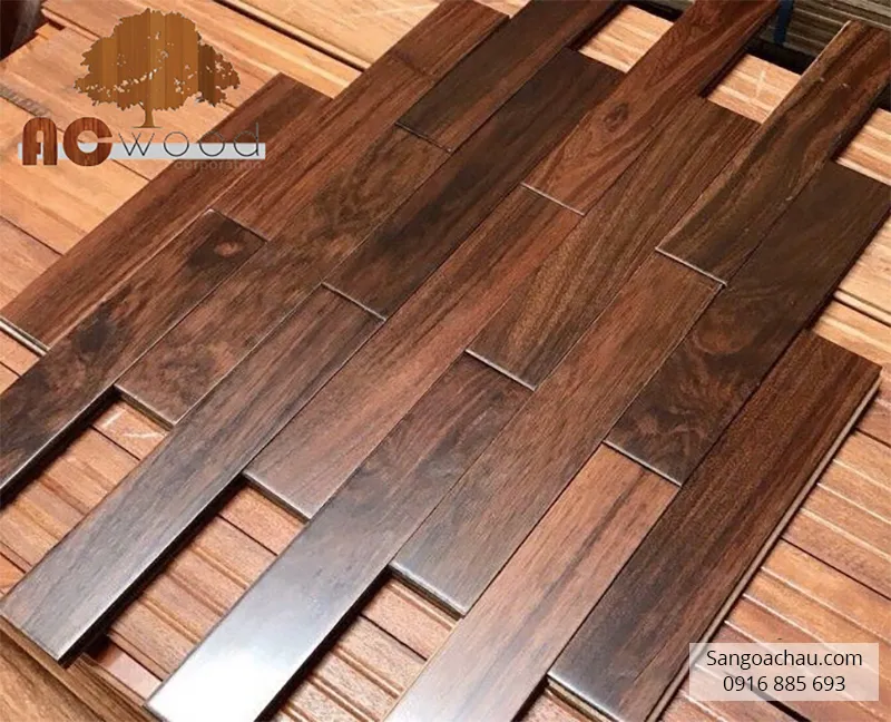 Hình ảnh thực tế sàn gỗ chiu liu