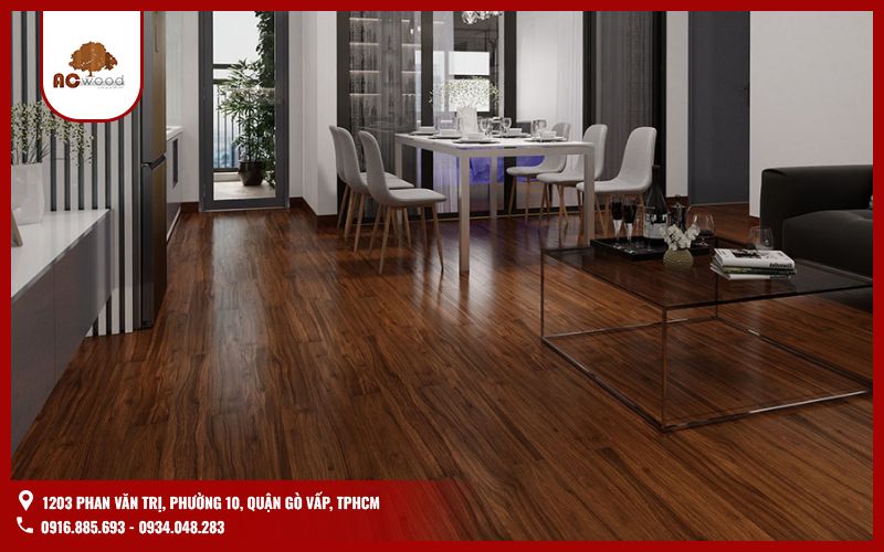 Thi công sàn gỗ Cà Mau tận nhà