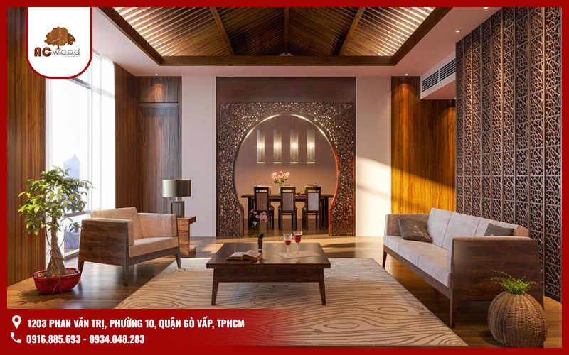 Cách phối màu sàn gỗ với tường và nội thất vân gỗ