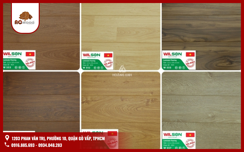 Đơn vị cung cấp sàn gỗ Wilson - Sàn gỗ Việt Nam chất lượng, giá tốt