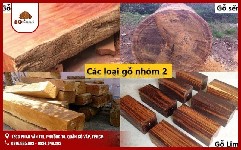 Gỗ nhóm 2 bao gồm nhiều loại khác nhau, mỗi loại lại có những đặc điểm và ứng dụng riêng biệt. Sau đây là danh sách một số loại gỗ nhóm 2 phổ biến tại Việt Nam, đặc biệt là trong thi công sàn gỗ và sản xuất đồ nội thất.
