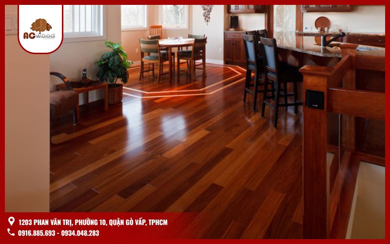 Sàn gỗ tự nhiên ngày càng trở thành xu hướng trong thiết kế nội thất nhờ vào vẻ đẹp sang trọng, độ bền cao và tính thân thiện với môi trường