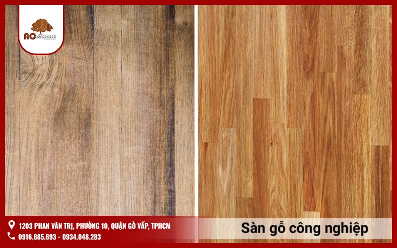 sàn gỗ tự nhiên nổi bật với sự khác biệt rõ rệt so với các loại sàn khác, chủ yếu là nhờ nguồn gốc và quá trình chế tác