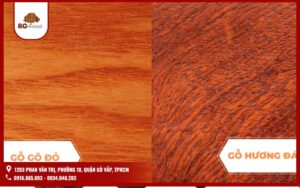 So sánh gỗ gõ đỏ và gỗ hương đá: Lựa chọn nào tốt hơn cho nội thất cao cấp?