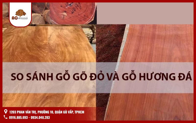 So sánh gỗ gõ đỏ và hương đá trên các tiêu chí quan trọng