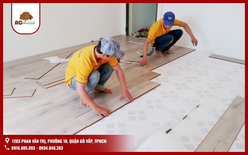 Hướng dẫn các bước thi công sàn gỗ Đắk Nông uy tín