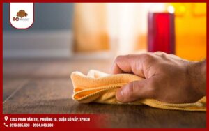 Cách vệ sinh sàn gỗ công nghiệp