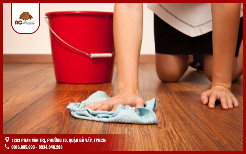 Chú ý khi vệ sinh sàn gỗ