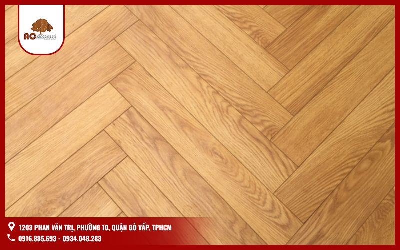 Lắp đặt sàn gỗ kiểu xương cá