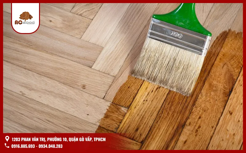 Quy trình xử lý sàn gỗ tự nhiên bị xước